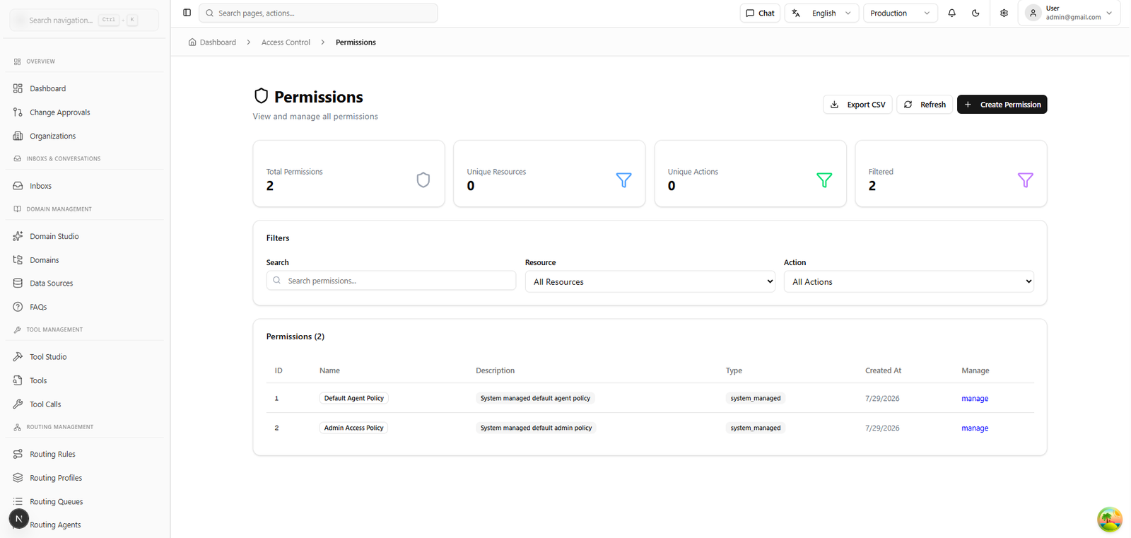Vault CX Permissions